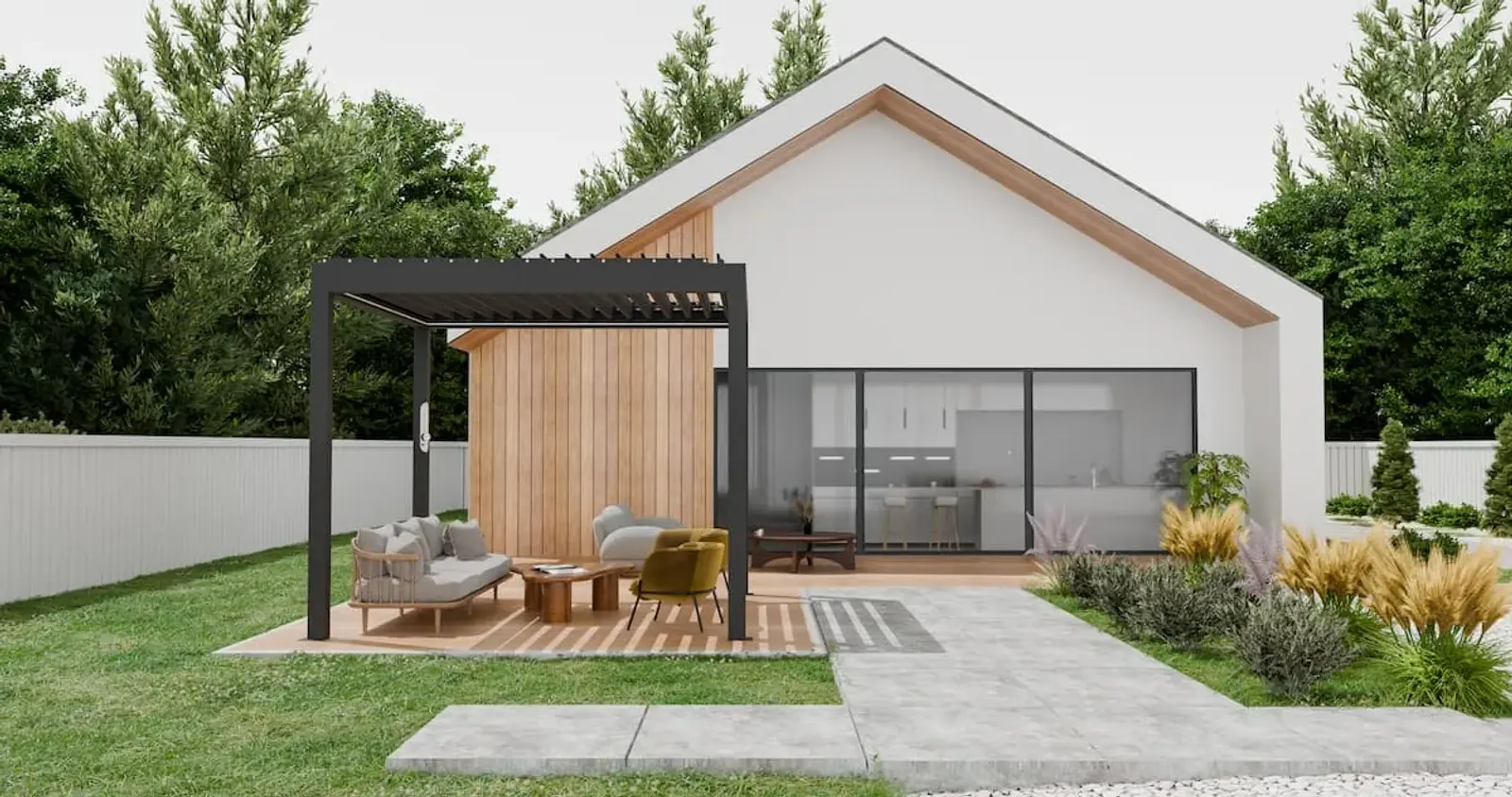 PergoMaxx pergola na ljetnoj terasi