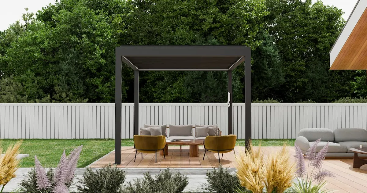 PergoMaxx Motion pergola u ambijentalnom okruženju