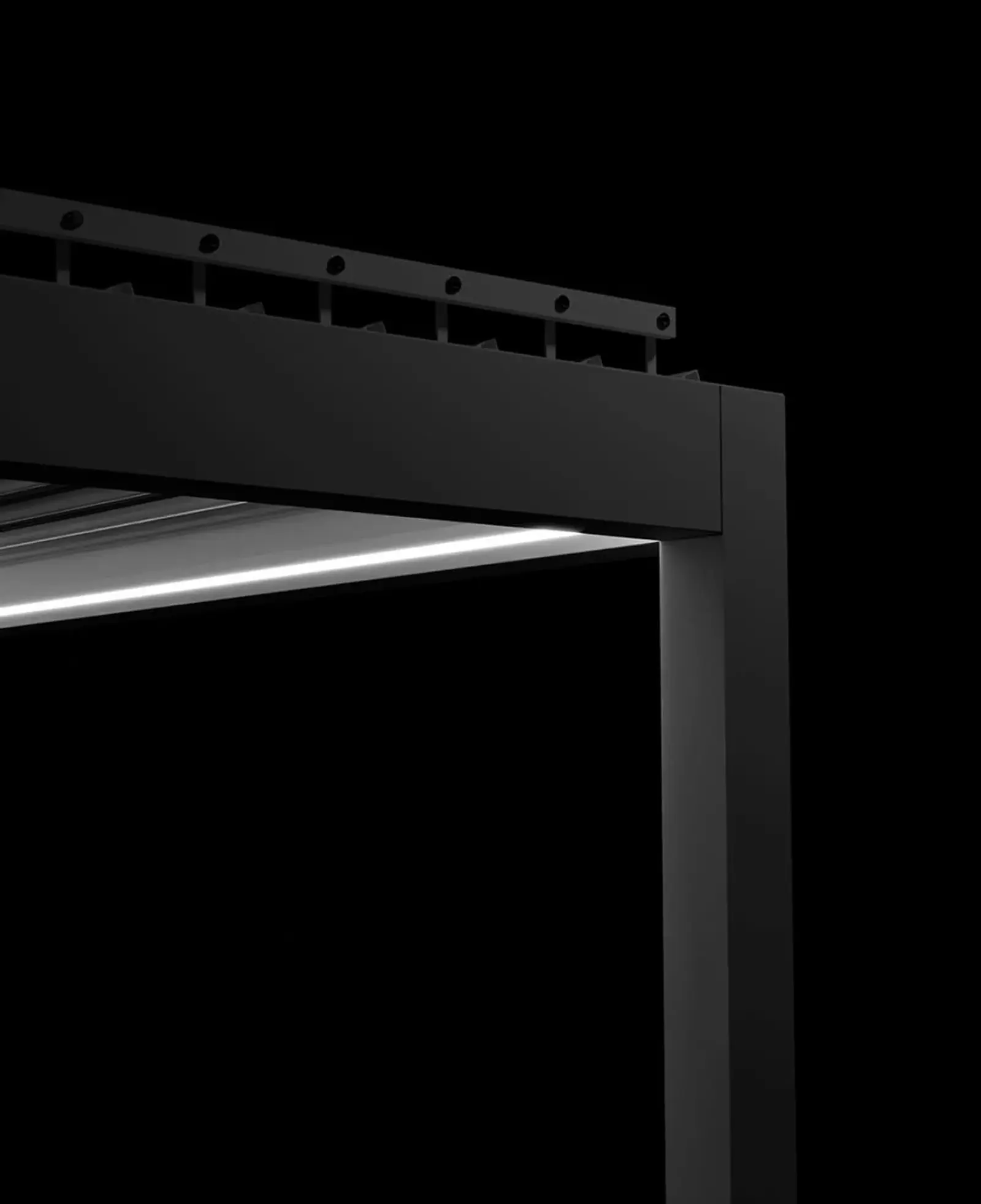 Čvrsta aluminijska konstrukcija PergoMaxx pergole